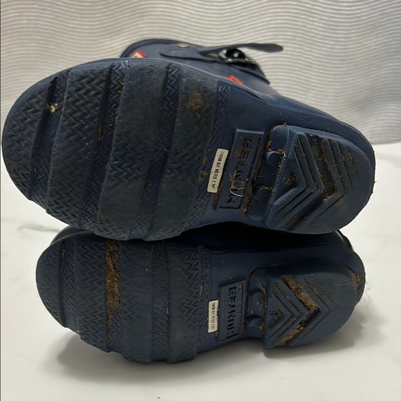 Hunter Kids Blue Owl Rain Boots - Picture 4 of 4